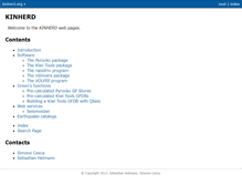 Tablet Screenshot of kinherd.org